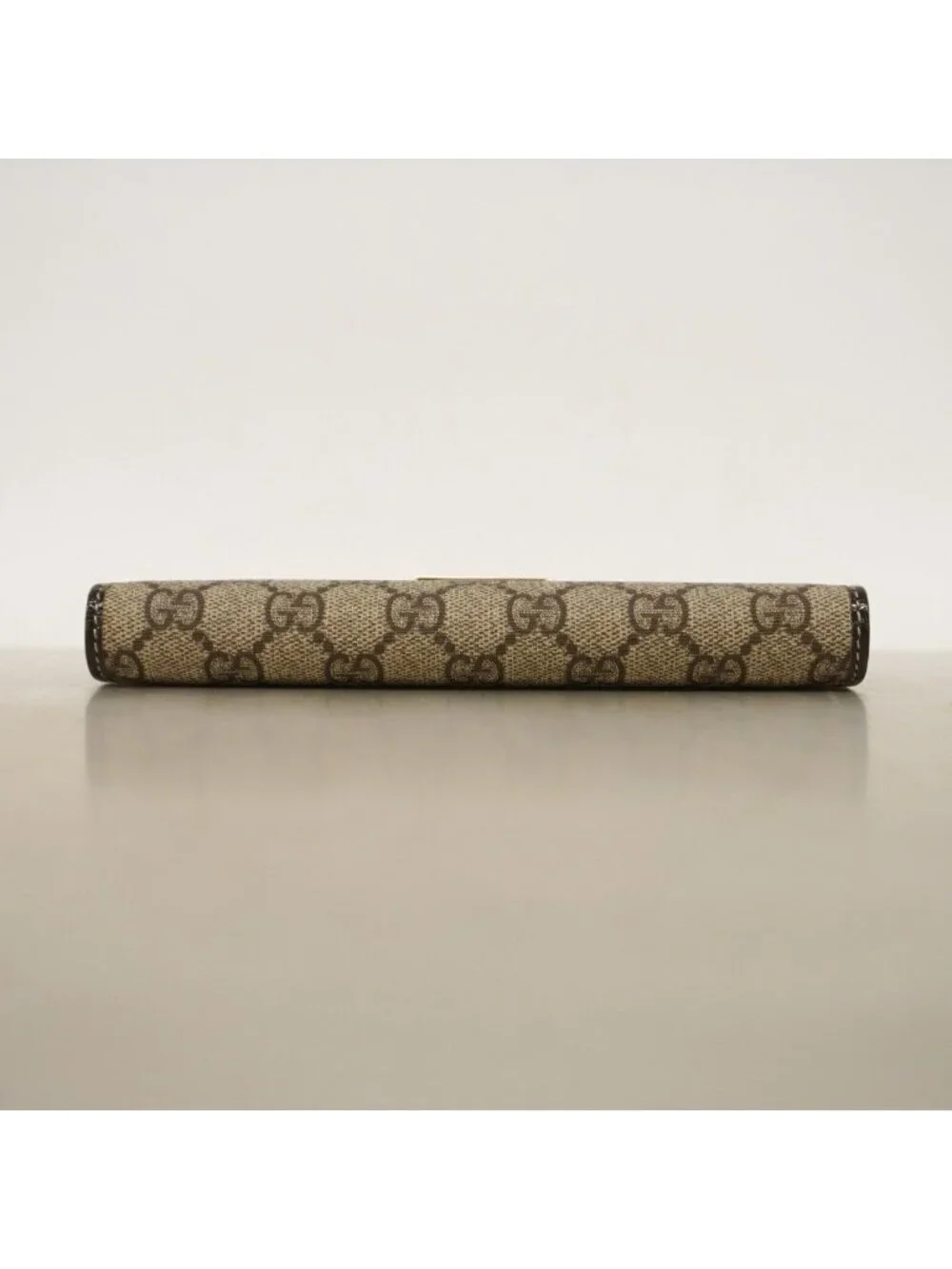 ★SOLD★ Gucci Wallet GG Supreme Brown Gold - Picture 3 of 9
